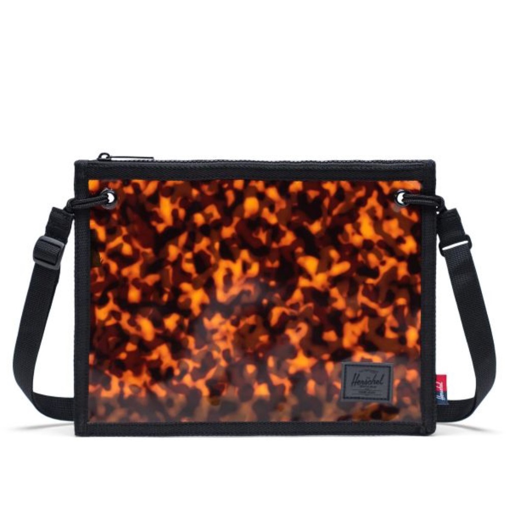 Herschel | Alder Crossbody Clear | Tortoise Shell
